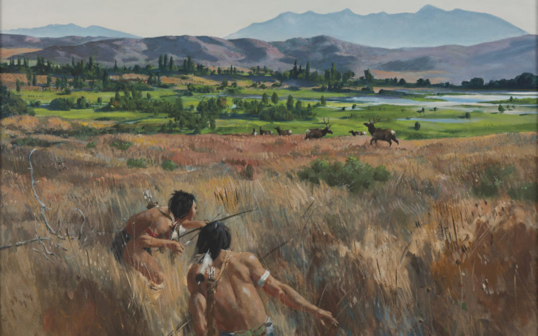 Indian Stalking Elk