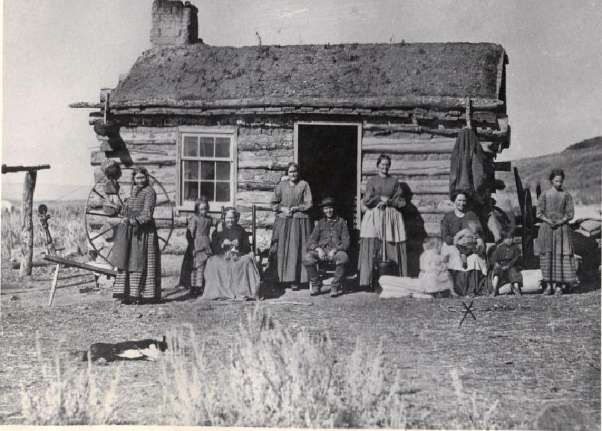 Ashton Cabin 1869 Savage Samuel Ashton Cabin taken by Savage 1869