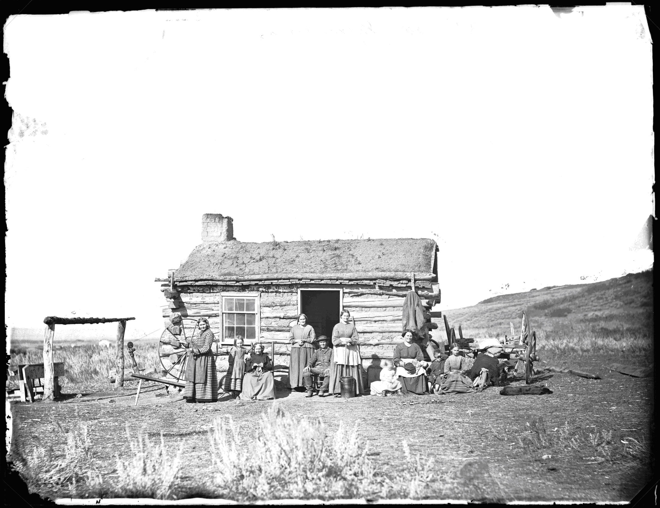 Ashton Cabin Russell 1869 Samuel Ashton Cabin by Russell